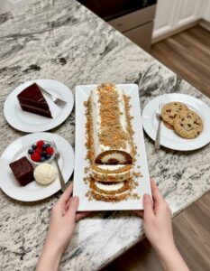 Keto Carrot Cake Roll