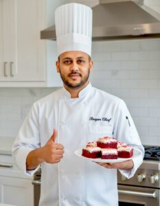 Keto Homemade Red Velvet Brownies