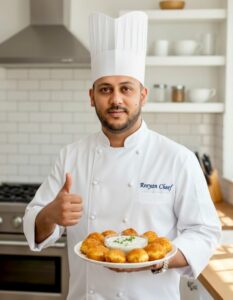 Keto Cheesy Dough Bites with Tzatziki