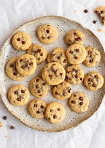 Keto Mini Chocolate Chip Cookies