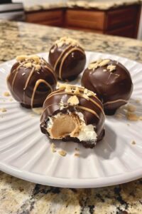 No-Bake Peanut Butter Cheesecake Balls