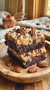 Keto German Chocolate Pecan Brownies