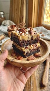 Keto German Chocolate Pecan Brownies